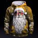 Pure Sparkling Fashion Sunglasses Santa Claus 3D Digital Print Spring Autumn Men's Regular Shoulder Loose Pullover Drawstring_viptrois.com