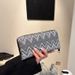 Women’s Bags New Style Women's Long Zipper Wallet Large Capacity Mobile Phone Bag Multi Card Slot Coin PurseTrend Card Bag_viptrois.com