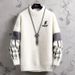 Autumn And Winter Sweater Men's Semi-turtleneck Mink Fleece Thickened Primer Knitted Sweater Trendy Threads Warm Winter Top_viptrois.com