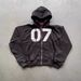 Men's Clothing Trendy Street Loose Sweater Suit For Men And Women Hip Hop Sports Zipper Hooded Sweater Pants Suit_viptrois.com