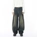 Men's Workwear Jeans With Structural Seam Design & Curved Utility Pockets Loose Fit Denim Pants For All Seasons (XS-XL)_viptrois.com