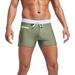 2024 new style zipper pocket boxer men's swimming beach pants sexy solid color rope tights factory ready stock_viptrois.com