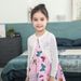 Linen Girls Knitted Cardigan Thin Coat Children's Sun Protection Air Conditioning Shirt Small Children's Shawl Summer One Piece Delivery_viptrois.com
