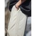 Men's Clothing Cool Ice Silk Breathable Casual Pants Summer New Loose Slightly Wide Sports Pants Solid Color Workwear Trousers_viptrois.com