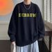 New minimalist casual pullover knitted sweater for men, warm base shirt for autumn and winter, round neck inner top_viptrois.com