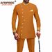 Men's clothing African men slim two piece set_viptrois.com