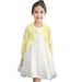Linen Girls Knitted Cardigan Thin Coat Children's Sun Protection Air Conditioning Shirt Small Children's Shawl Summer One Piece Delivery_viptrois.com