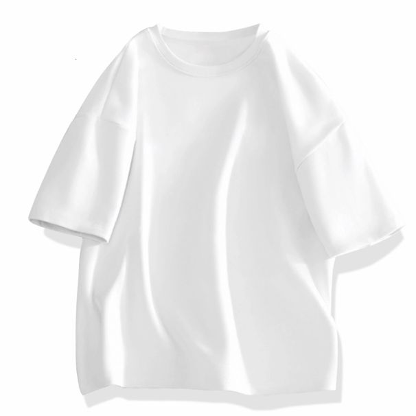 Men's Clothing summer couple short sleeved T shirts with bear prints loose five point sleeves T shirts with large sizes and short sleeves_viptrois.com