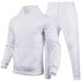 Men's Clothing Spring And Autumn 220g Solid Color Pullover Men's And Women's Sweatshirt Sports Suit Sweatshirt Suit Fleece Men's And Women's Hoodie_viptrois.com