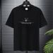 Summer Style Men's Short Sleeved Modal Cotton T-Shirt Trendy High End Versatile round Neck Top_viptrois.com