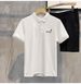 Men's Clothing Summer New Style POLO Shirt Casual Personality Embroidery Korean Version Slim Lapel Short Sleeved T Shirt Cotton_viptrois.com