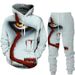 New Sweater Suit Horror Halloween Clown 3D Printed Sweater Men's Fashion Casual Sports Suit_viptrois.com
