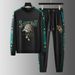 Men's Clothing Sports suit men's autumn new loose casual running suit men's new embroidery youth fashion two-piece suit_viptrois.com