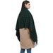 Unisex Shawl bib women's fashion thickened small plaid fringe scarf shawl_viptrois.com