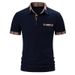 Men's Clothing Short Sleeved Polo Shirt Summer Code Color Matching Lapel T Shirt_viptrois.com