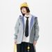 Unisex Vintage Plaid Hooded Zip-Up Sweatshirt - Oversized Casual Pullover For Men & Women_viptrois.com