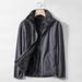 Unisex Reversible Fleece Jacket With Stand Collar - Winter Warm Plush Coral Fleece Coat For Men & Women - Thick Double-Sided Flannel Outerwear_viptrois.com