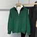 New American Fashion Retro Turtleneck Sweater Men's Autumn And Winter Half Zipper Versatile Bottoming Long Sleeve Sweater Trend_viptrois.com