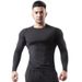 Loom Silk Grid Cross-Border Fitness Clothing For Men, Autumn And Winter High Elastic Breathable P Tight-Fitting Basketball_viptrois.com