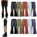 Men's Clothing trade autumn and winter new American high street sweatpants flame print loose sweatpants trousers_viptrois.com