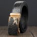 VOOTHOST Fashion Men's Belt Cowhide Leather Belt High Quality Crocodile Automatic Buckle Casual Business Belt F0013_viptrois.com
