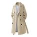 Inspired Mid-Length Trench Coat For Men – Stylish, Lightweight & Comfortable Streetwear Fashion With Belt & Double Breasted Design_viptrois.com