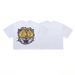 American Street Style Abstract Cat Direct Print Sleeve T-Shirt Unisex Loose Drop Shoulder Short Top_viptrois.com