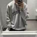 Half-zip Sweatshirt Men's Young American Fashion Brand Spring And Autumn Retro Couple Tops Loose Letter Embroidery Versatile Jacket_viptrois.com