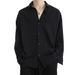 Men's Clothing Men's Long Sleeved Autumn Trendy Handsome Dk Men's Jacket Casual Men's White Shirt_viptrois.com