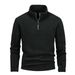 Men's Clothing Fleece Jacket Autumn And Winter Men’s Fleece Jacket – Winter Stand Collar Zip-Up Hoodie, Lightweight & Breathable For Casual Wear_viptrois.com