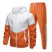 Men's Quick-Dry Hooded Jacket & Jogger Pants Set – Lightweight Athleisure Outfit (5 Colors, M-6XL) | Windproof & Breathable For Outdoor Sports_viptrois.com