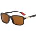 Square Frame Simple PC Frame Gray Tea Classic Sunglasses Driving Mirror Sports Sunglasses_viptrois.com