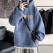 Autumn And Winter Casual Versatile Hoodie Sweatshirt Top Loose Printed Jacket_viptrois.com