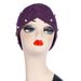 Women's Hats Bright Silk Cloth Solid Color Beading Simple Muslim Baotou Indian Hat In Stock_viptrois.com