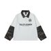 Two-Piece Camouflage Patchwork Long Sleeve Polo Shirt Sweatshirt American Street Fashion Spring Autumn Men's Letter_viptrois.com