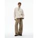 Mixed Color Dot Button Half Turtleneck Knit American Style Lazy Pullover Men's Couple Sweatshirt Sweater_viptrois.com