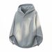 Monochrome Man- Color-Block Brim Half-Open Collar Hooded Sweatshirt For Men Spring New 400G Heavyweight Texture Trendy Brand Oversized_viptrois.com