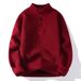 Cross-Border American Retro Sweater Men Autumn Winter Lazy Style High-End Feel 2025 Long Sleeve Men's Knitted Jacket_viptrois.com