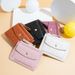 Wallet Card Cases Coin Purse Women's Short Stone Pattern Coin Bag Zipper Buckle Multi Card Slot Card Holder Coin Clip_viptrois.com