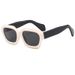 Men's Sunglasses New Polygonal Fashion Sunglasses Small Frame Anti Ultraviolet Sunglasses Personality Trend Street Shooting Sunglasses_viptrois.com