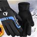 Winter Cold-proof Electric Car Motorcycle Riding Waterproof Fleece-lined Thickened Outdoor Advanced Warm Gloves_viptrois.com