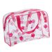 Storage Bags PVC Finishing Floral Transparent Toiletry Bag Outdoor Travel Portable Storage Toiletry Bag Waterproof Large Capacity Storage Bag_viptrois.com