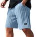 Men’s Summer Logo Jacquard Athletic Shorts – Breathable & Loose-Fit Quick-Dry Workout Shorts With Contrast Trim – Lightweight_viptrois.com
