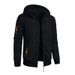New Men's Sports Fitness Casual Jacquard Sweater Cardigan Hooded Jacket Knitted Cardigan_viptrois.com