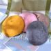 New Korean Version Parent-Child Wool Solid Color Autumn Winter Warm Internet Celebrity Fashion Beret Pumpkin Hat_viptrois.com