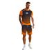 Men's Clothing Men's Summer Sports Suit Red And White Striped Crew Neck T-Shirt And Shorts Two-Piece Set Short Sleeve Active Wear_viptrois.com