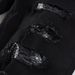 Men Snake Embroidery Jeans Skinny Tapered Stretch Denim Pants Streetwear Holes Ripped Leather Patch Patchwork Trousers_viptrois.com