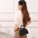 Women's Shell Crossbody Bag - Ladies Shoulder Bag With Chain Strap & Zipper Closure_viptrois.com