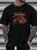 Panther T-Shirt Gery Tank March Grenadier Tactical Army WOT Battle Stylish Casual Top For Everyday Wear Homme Slightly Versatile Fashion Summer_viptrois.com