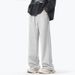 Autumn And Winter Flared Pants American High Street Casual Pants Men's Loose Fashion All Match Machete Pants Sweatpants_viptrois.com